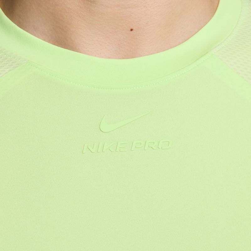 Maglia da allenamento uomo Nike Pro Training Dri-Fit light liquid lime/light liquid lime 3
