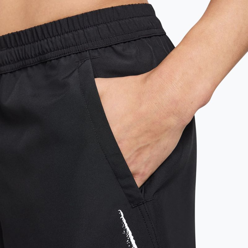 Pantaloncini da allenamento uomo Nike Form Dri-Fit GFX 7" black/white 4
