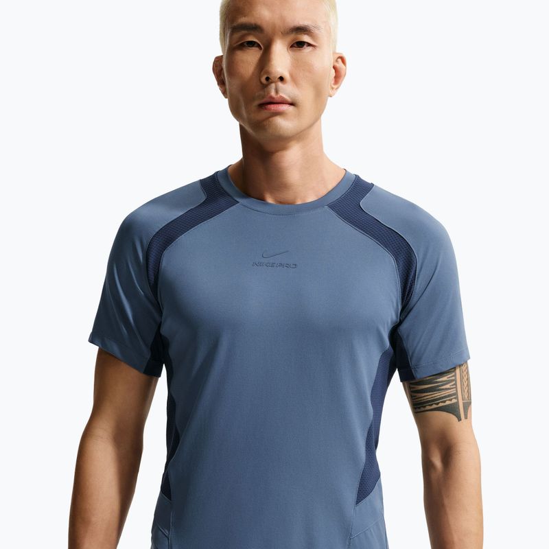 Maglia da allenamento uomo Nike Pro Training Dri-Fit diffused blue/diffused blue 4
