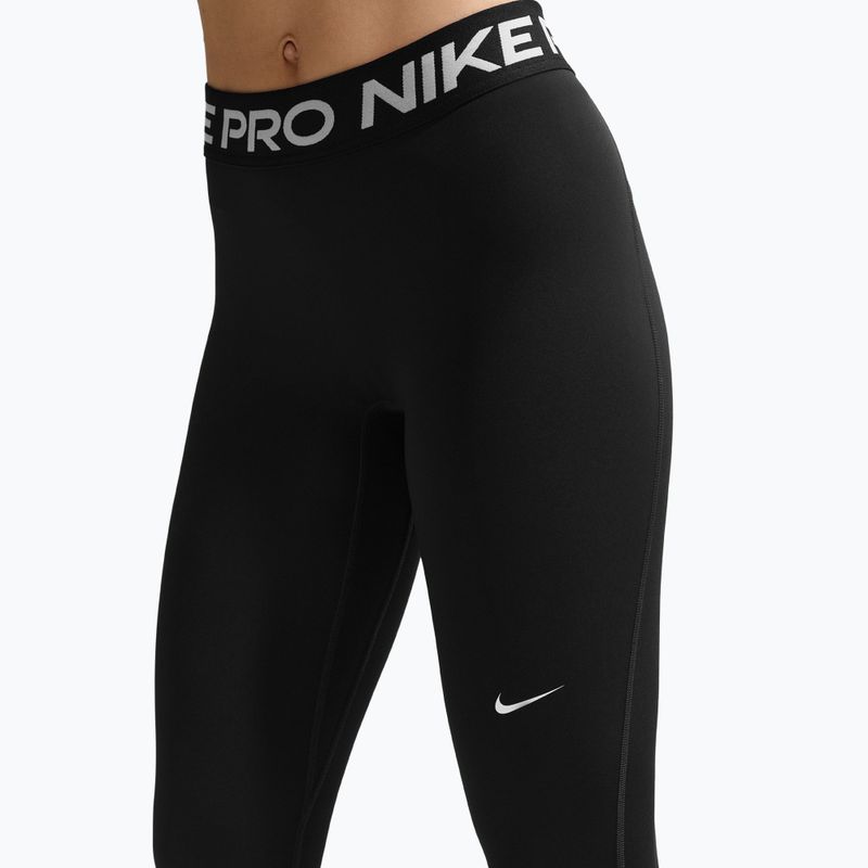 Leggings da donna Nike Pro Mid-Rise Full black/white 5