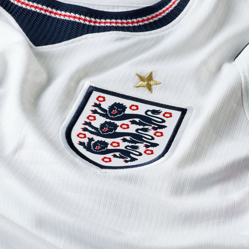 Maglietta da calcio da uomo Nike England 2026 Stadium Home white/speed red/obsidian/obsidian 9