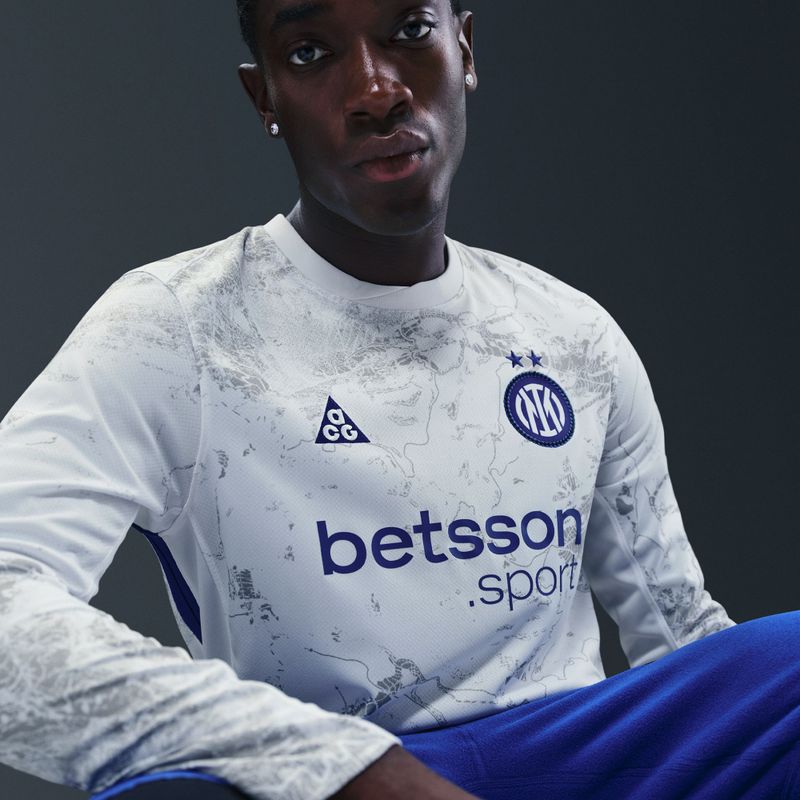 Maglia da calcio a maniche lunghe uomo Nike Inter Milan Stadium SE white/white/hyper blue 8