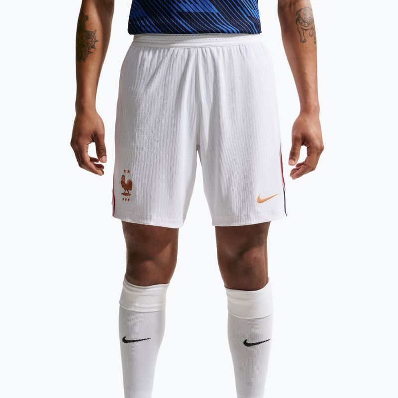Pantaloncini da calcio da uomo Nike FFF 2026/27 Match Home white/metallic copper 5