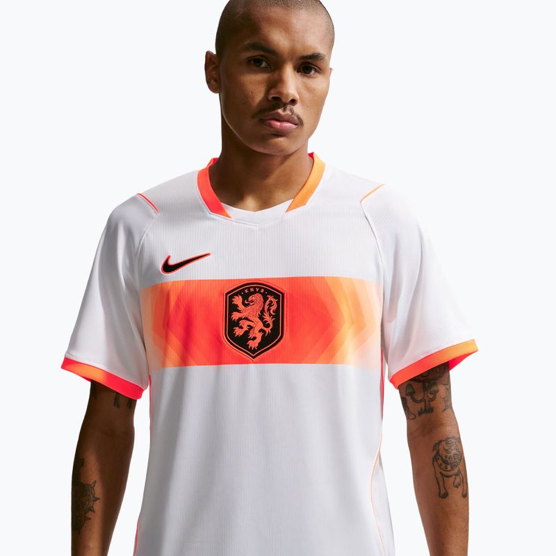 Maglietta da calcio da uomo Nike Netherlands 2026 Stadium Away white/hyper crimson/black 4