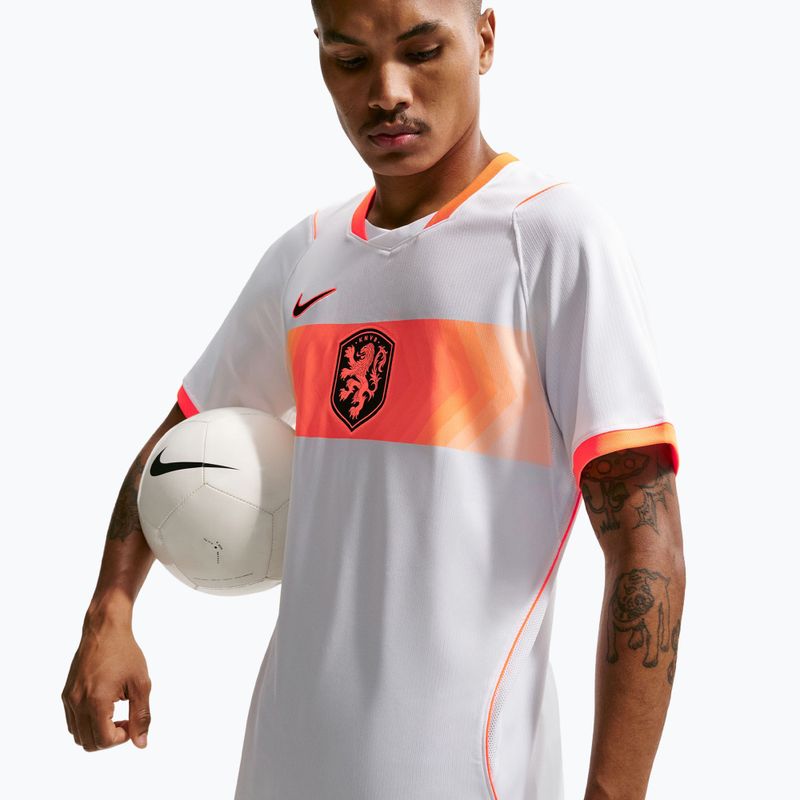 Maglietta da calcio da uomo Nike Netherlands 2026 Stadium Away white/hyper crimson/black 5