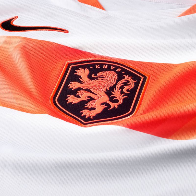 Maglietta da calcio da uomo Nike Netherlands 2026 Stadium Away white/hyper crimson/black 9
