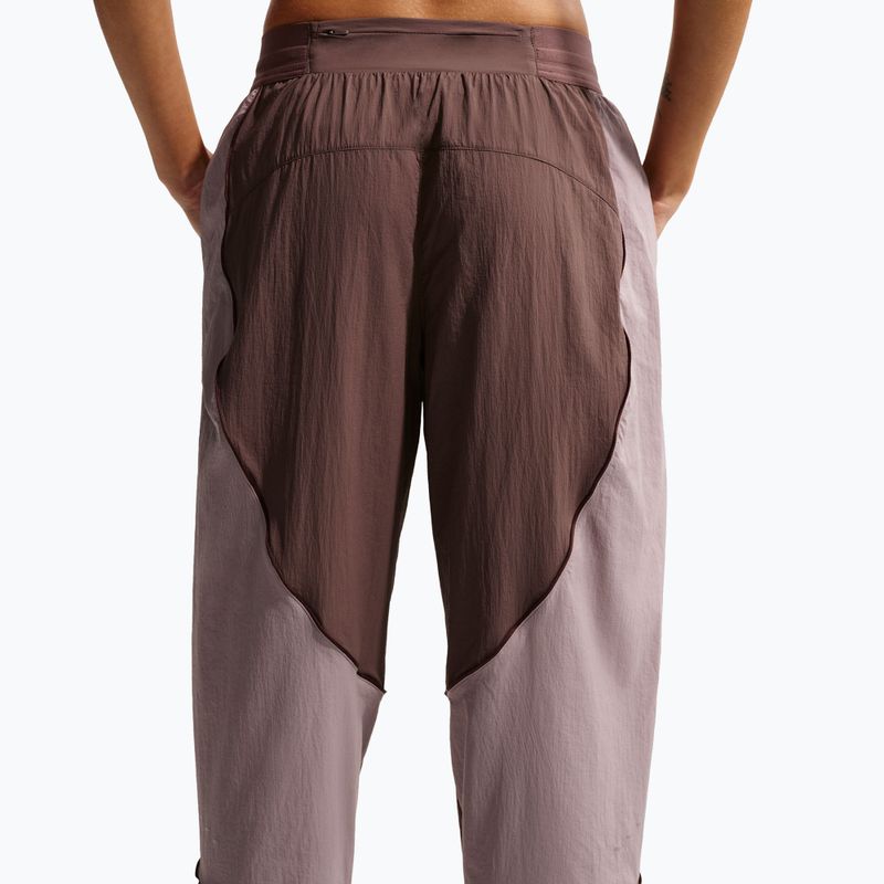 Pantaloni da running donna Nike Swift UV Repel Mid-Rise tattoo/light violet ore 5