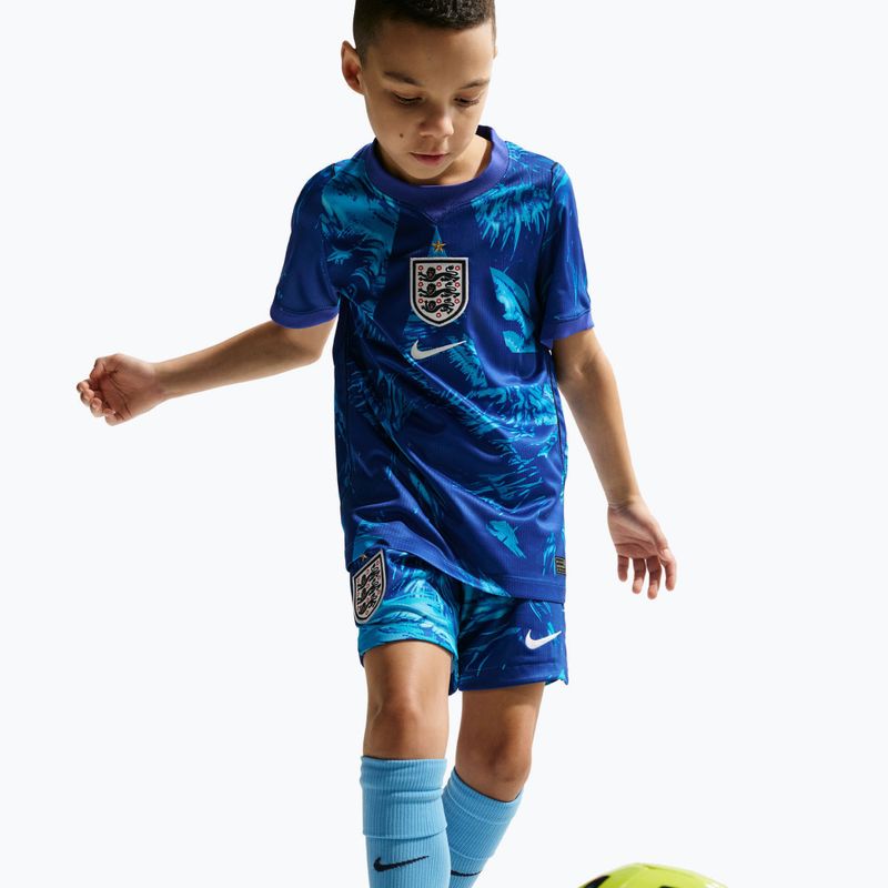Pantaloncini da calcio per bambini Nike England 2026/27 Stadium Goalkeeper astronomy blue/black/white 7