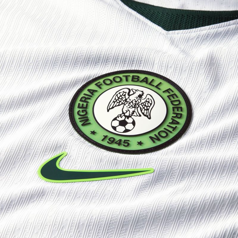 Maglietta da calcio da uomo Nike Nigeria 2026/27 Match Away white/green glow/black 3