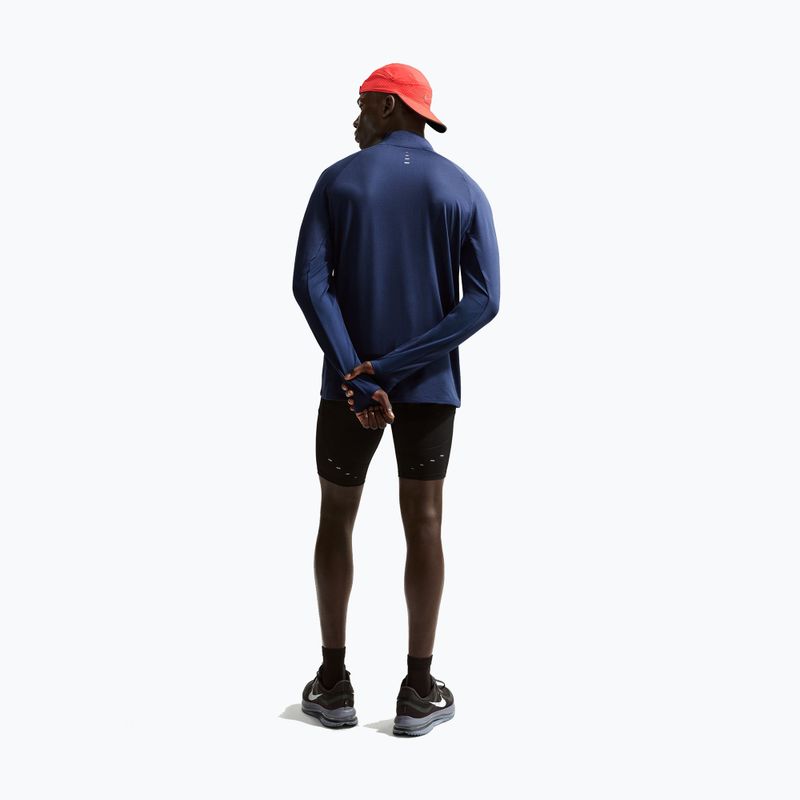 Felpa da running uomo Nike Stride 1/4 Zip Dri-Fit midnight navy 3