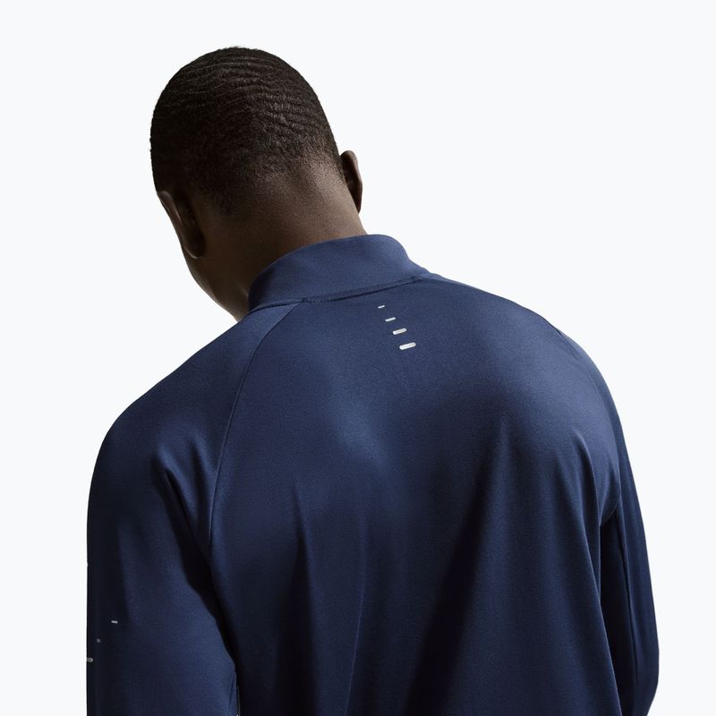 Felpa da running uomo Nike Stride 1/4 Zip Dri-Fit midnight navy 4