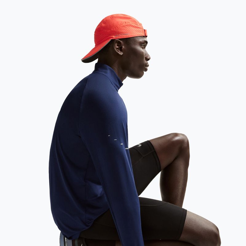 Felpa da running uomo Nike Stride 1/4 Zip Dri-Fit midnight navy 5