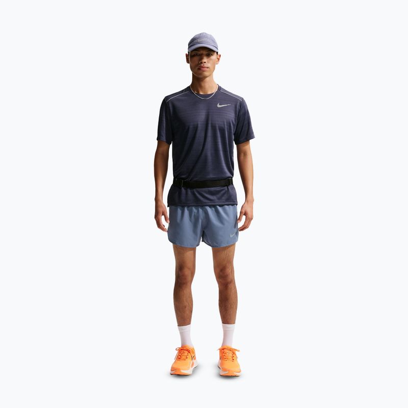 Spodenki do biegania męskie Nike Fast Dri-Fit Brief Lined 3" diffused blue/black 2