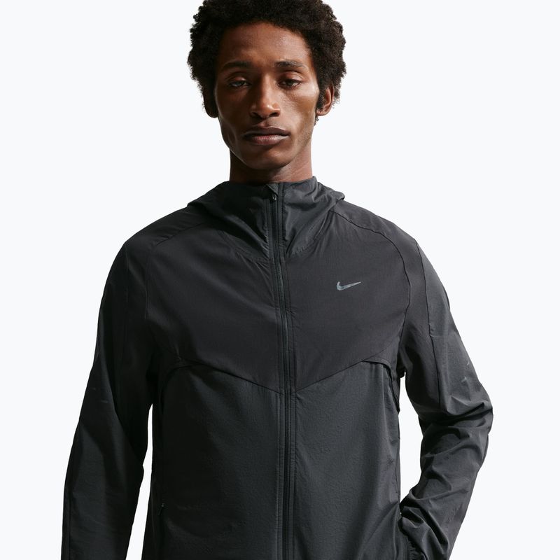 Giacca da corsa da uomo Nike Stride Dri-Fit black/off noir/black/black 5