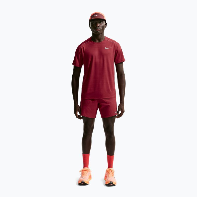 Pantaloncini da running da uomo Nike Stride Dri-Fit Brief-Lined 7" team crimson 2