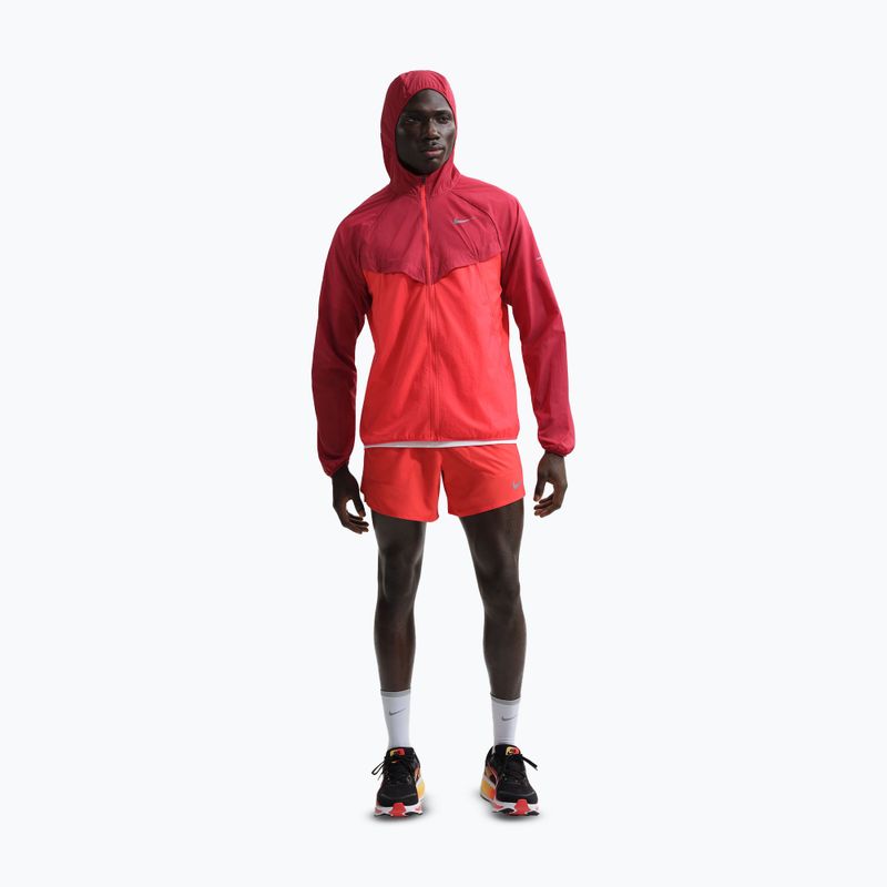 Giacca running uomo Nike Stride Repel UV team crimson/light crimson 2