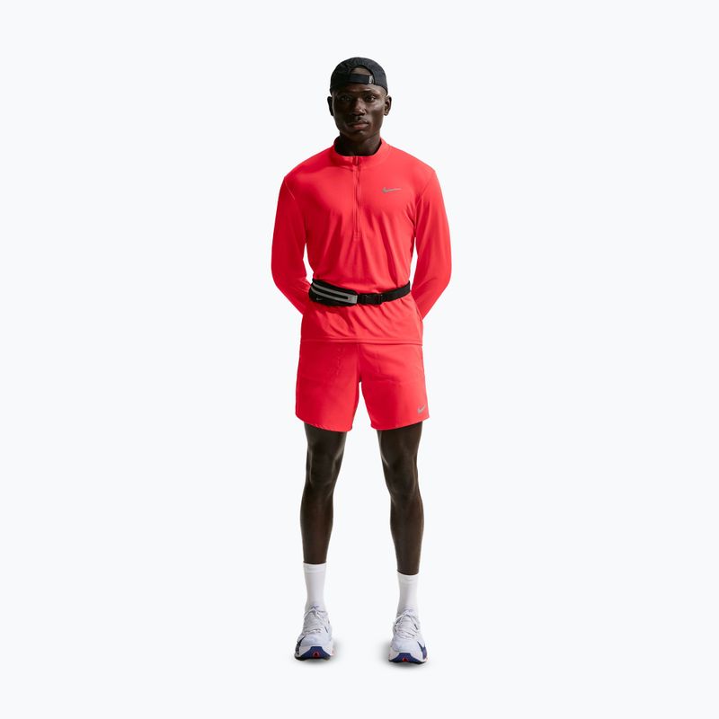 Felpa da running uomo Nike Pacer Dri-Fit 1/2 Zip light crimson 2