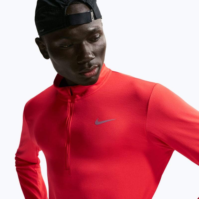 Felpa da running uomo Nike Pacer Dri-Fit 1/2 Zip light crimson 4