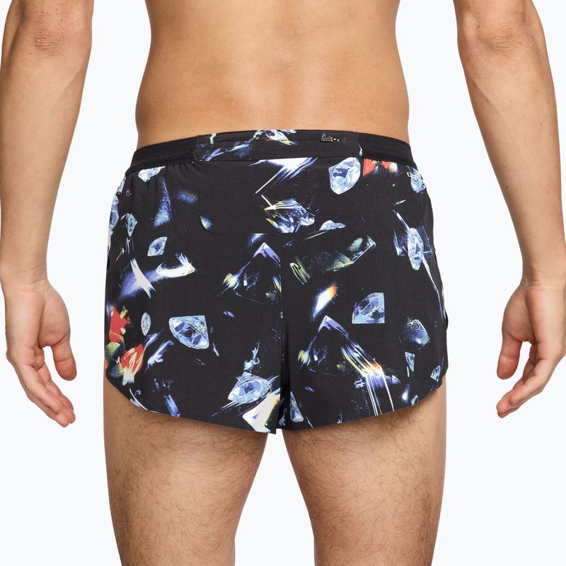 Pantaloncini da running uomo Nike AeroSwift Dri-Fit ADV Brief Lined 2" black/laser orange 2