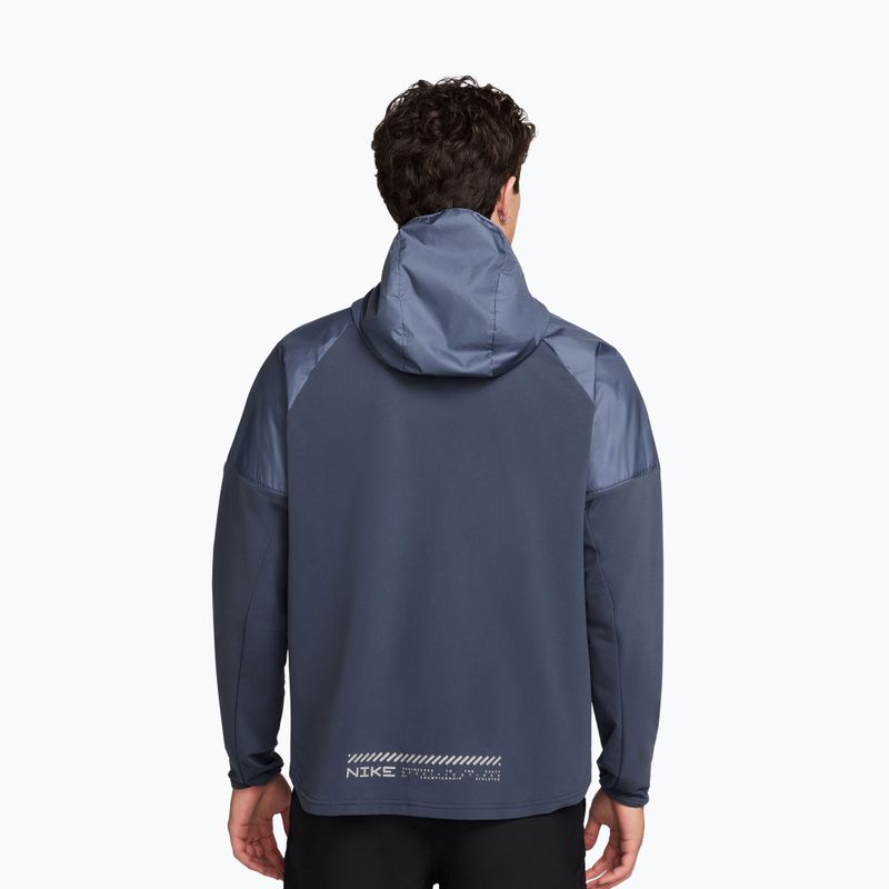 Giacca running uomo Nike Miler Repel Winterized thunder blue 2