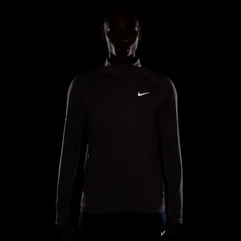 Felpa da running uomo Nike Stride 1/4 Zip Dri-Fit light violet ore 4
