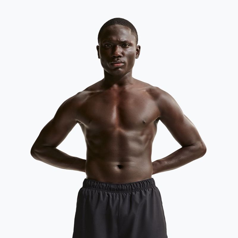 Pantaloncini da uomo Nike Challenger Dri-Fit Brief-Lined 7" black/white 4