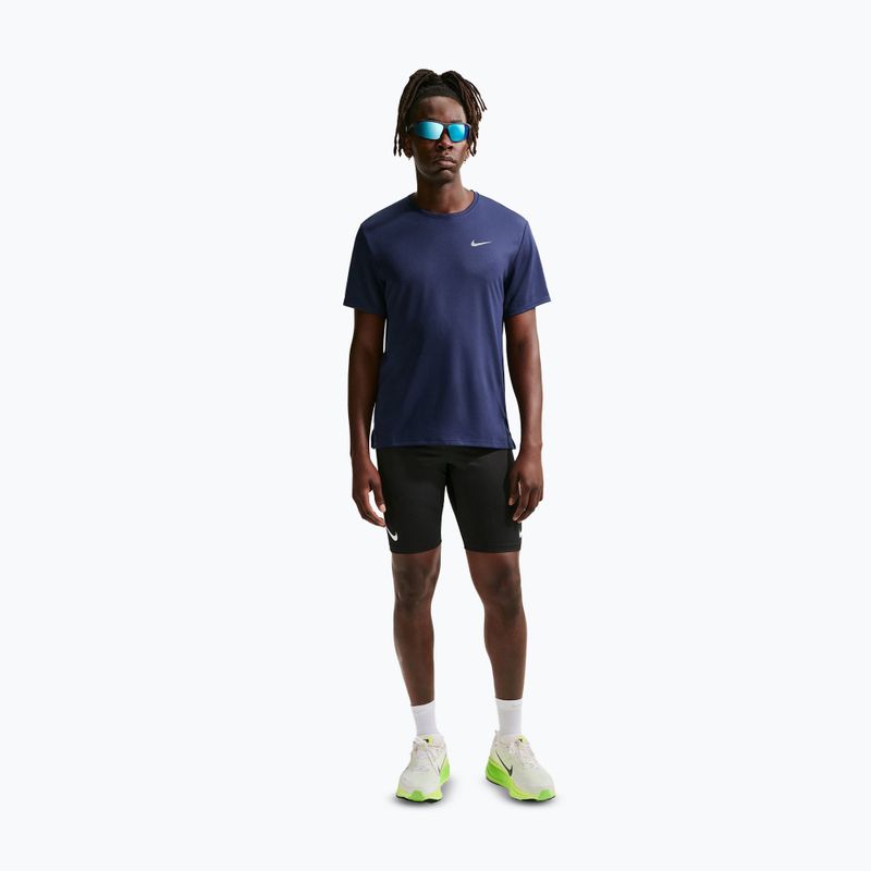 Koszulka do biegania męska Nike Miler Dri-Fit UV midnight navy 2