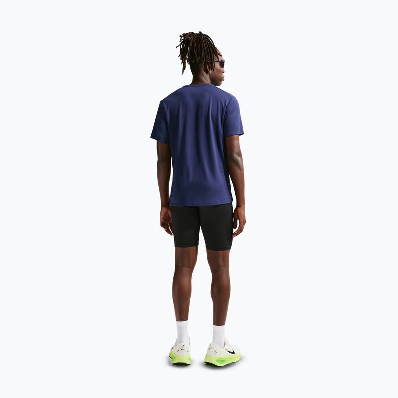 Maglia running uomo Nike Miler Dri-Fit UV midnight navy 3