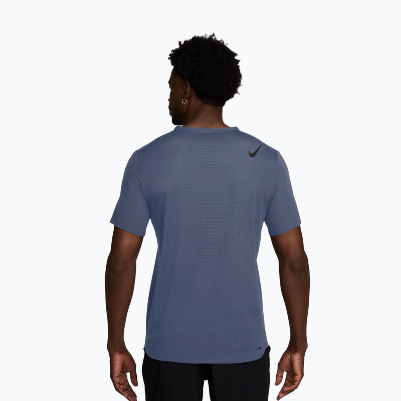 Maglia running uomo Nike AeroSwift Dri-Fit ADV diffused blue/black 2