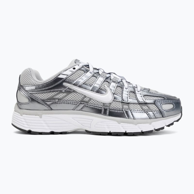 Scarpe da donna Nike P-6000 grey fog/metallic cool grey/cool grey/white 2