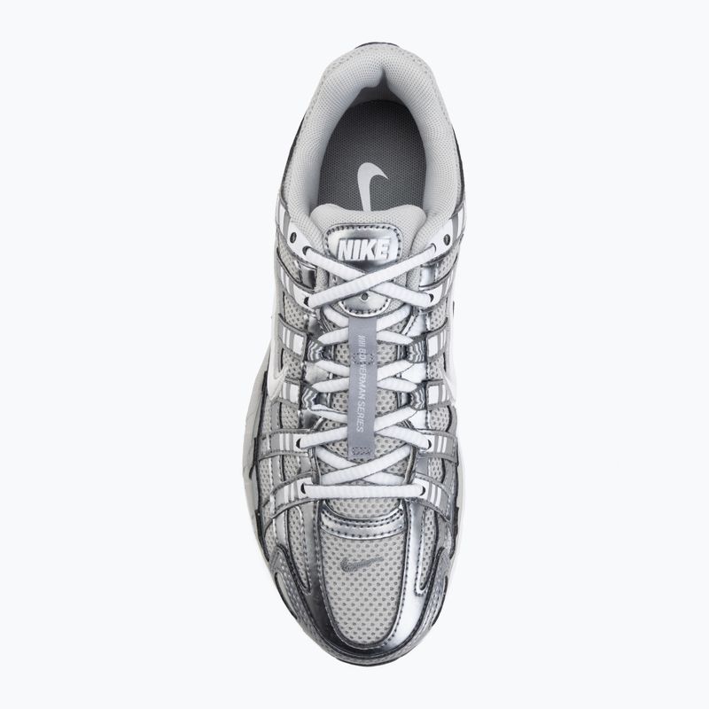 Scarpe da donna Nike P-6000 grey fog/metallic cool grey/cool grey/white 5