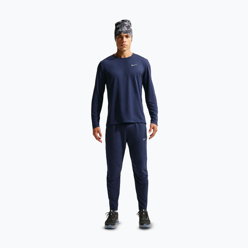 Longsleeve do biegania męski Nike Miler Dri-Fit UV midnight navy 2