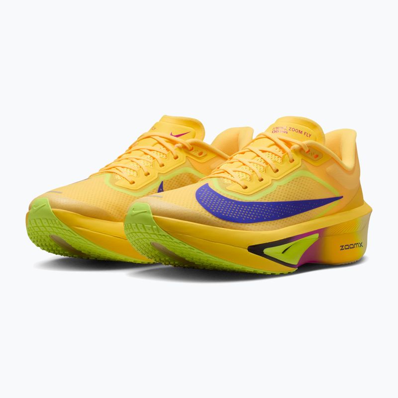 Buty do biegania męskie Nike Zoom Fly 6 citron pulse/volt ice/indigo burst 3