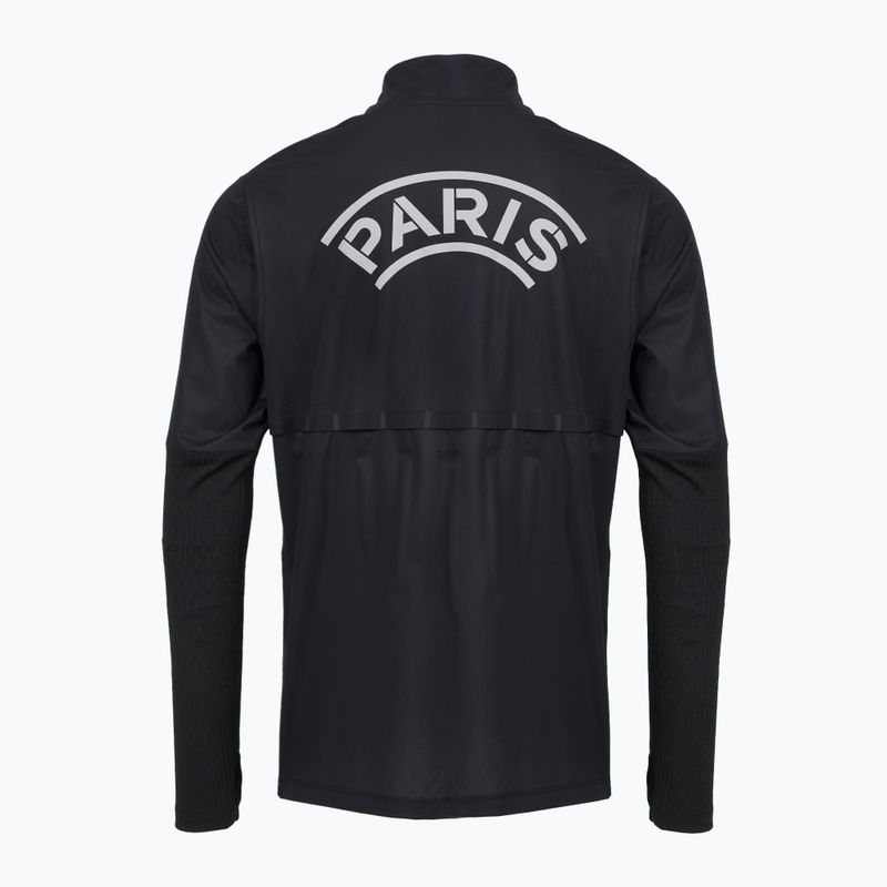 Maglia a maniche lunghe da calcio da uomo Nike Paris Saint-Germain Strike Elite SE Aerogami Shell Top black/black/atmosphere grey 10