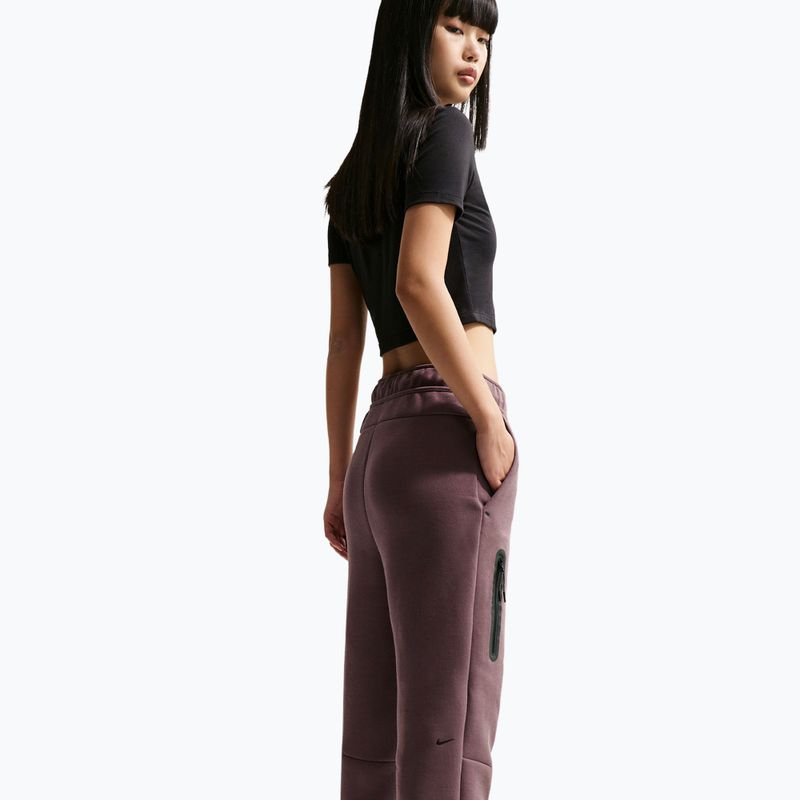 Pantaloni donna Nike Sportswear Tech Fleece Mid-Rise tattoo/black 3