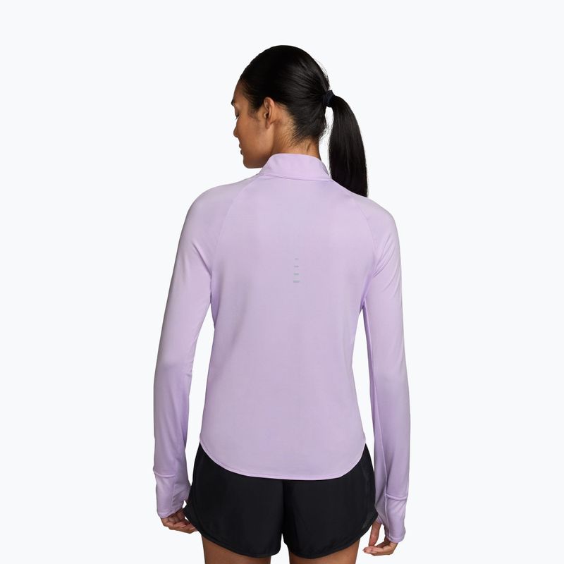 Maglia running a maniche lunghe da donna Nike Swift Dri-Fit UV 1/4-Zip violet mist 2