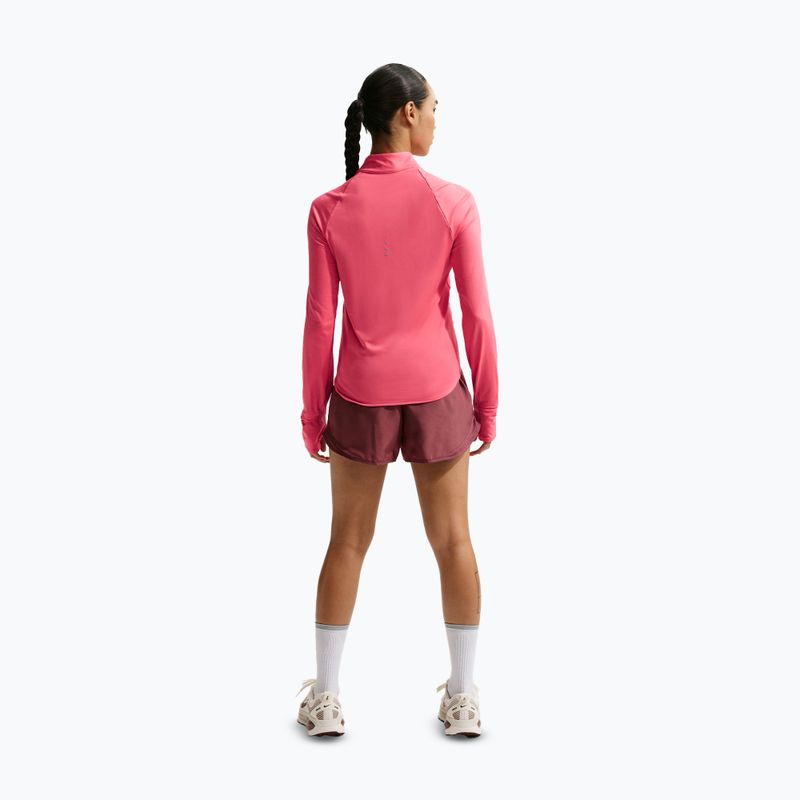 Maglia running a manica lunga da donna Nike Swift Dri-Fit UV 1/4-Zip sea coral 3
