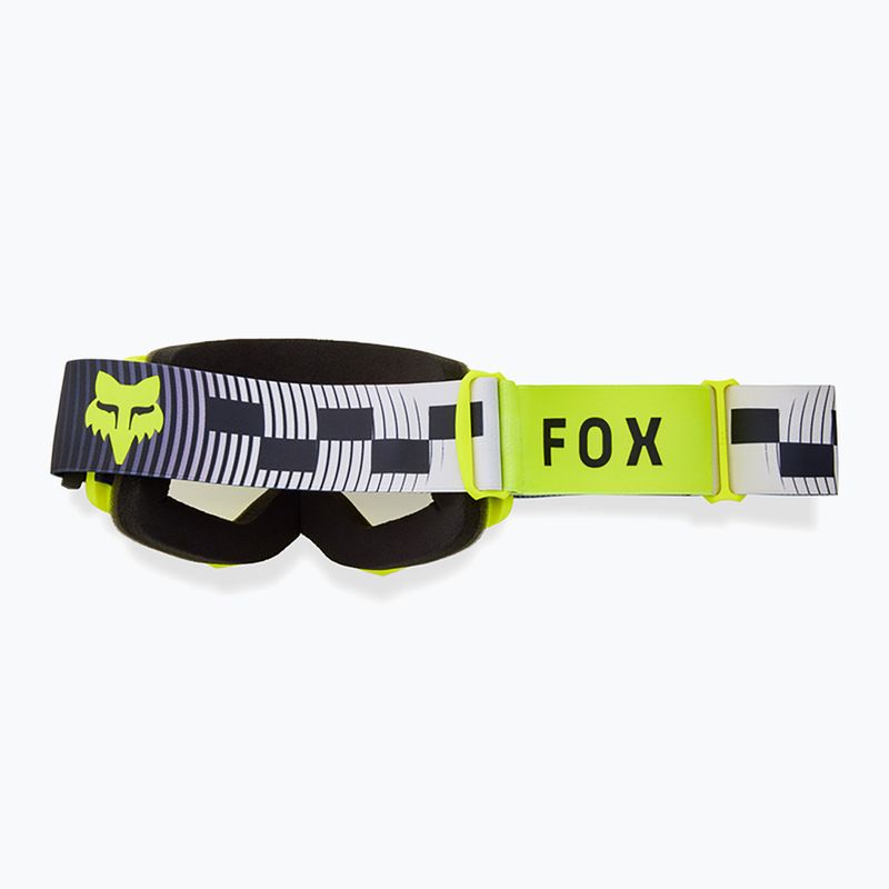 Fox Racing Main Collect grigio/giallo/specchio occhiali da ciclismo 2