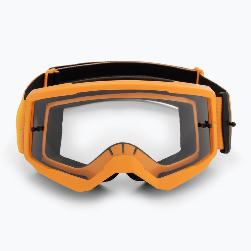 Occhiali da ciclismo per bambini Fox Racing Main Core Jr tangerine/clear 2