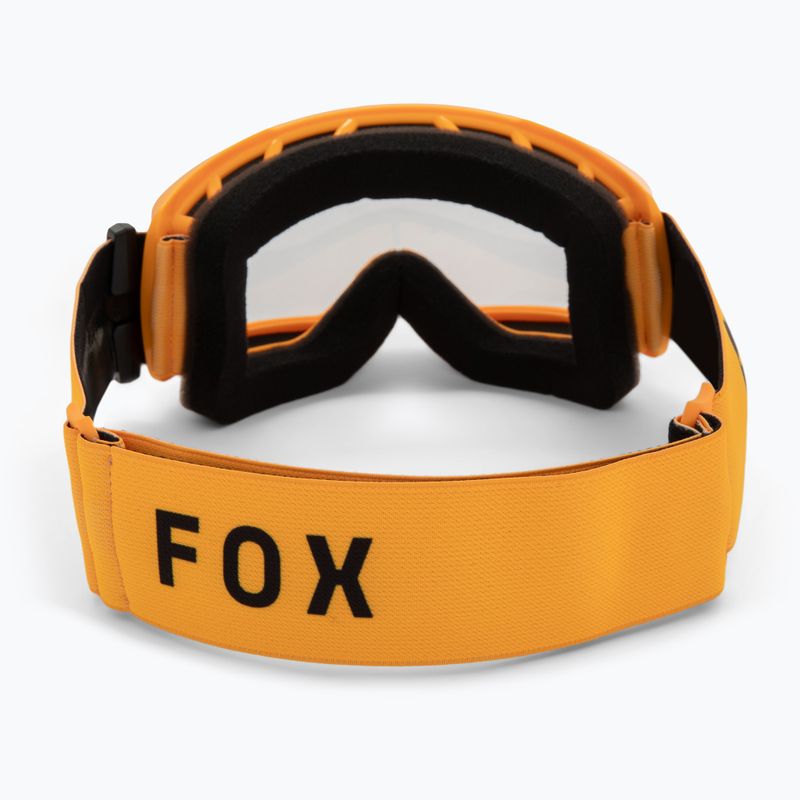 Occhiali da ciclismo per bambini Fox Racing Main Core Jr tangerine/clear 3