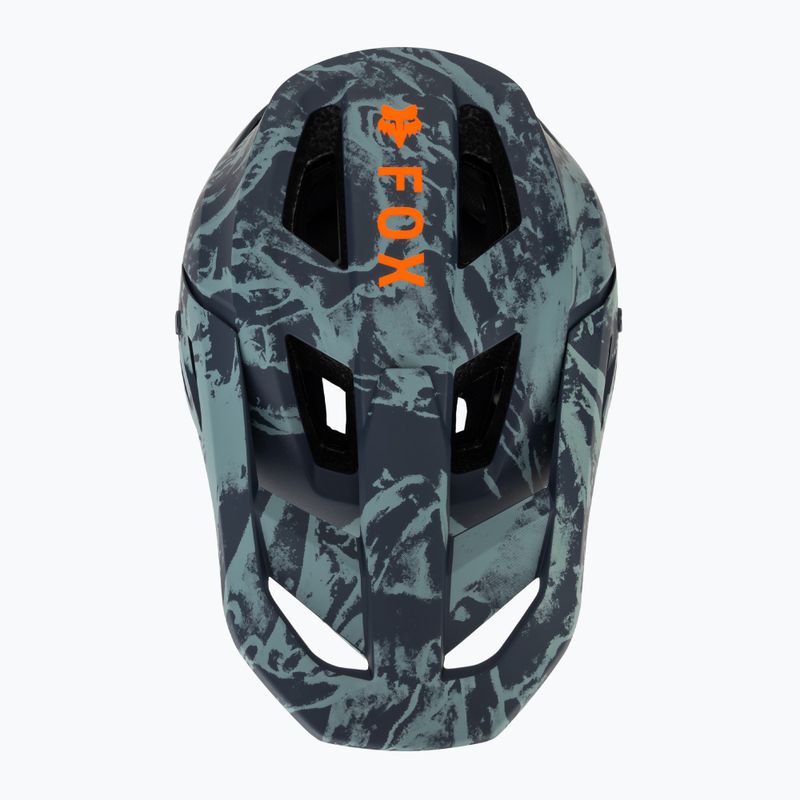 Casco da bici per bambini Fox Racing Rampage Image Print Jr arctic blue 6