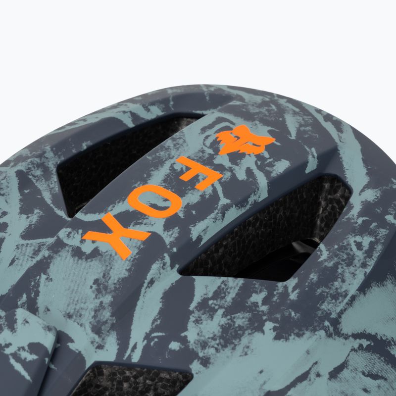 Casco da bici per bambini Fox Racing Rampage Image Print Jr arctic blue 8