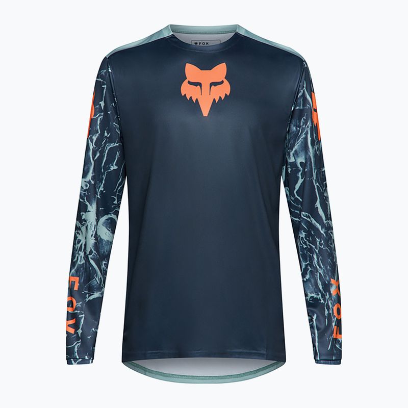 Maglia a maniche lunghe da ciclismo da uomo Fox Racing Ranger Image Print arctic blue 5