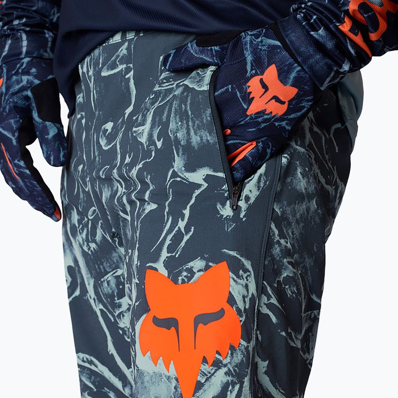 Pantaloni da ciclismo da uomo Fox Racing Ranger Image Print arctic blue 3