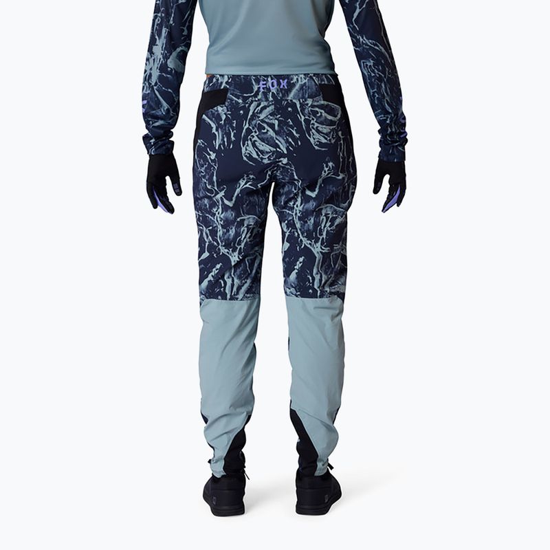 Pantaloni da ciclismo da donna Fox Racing Ranger Image Print arctic blue 2