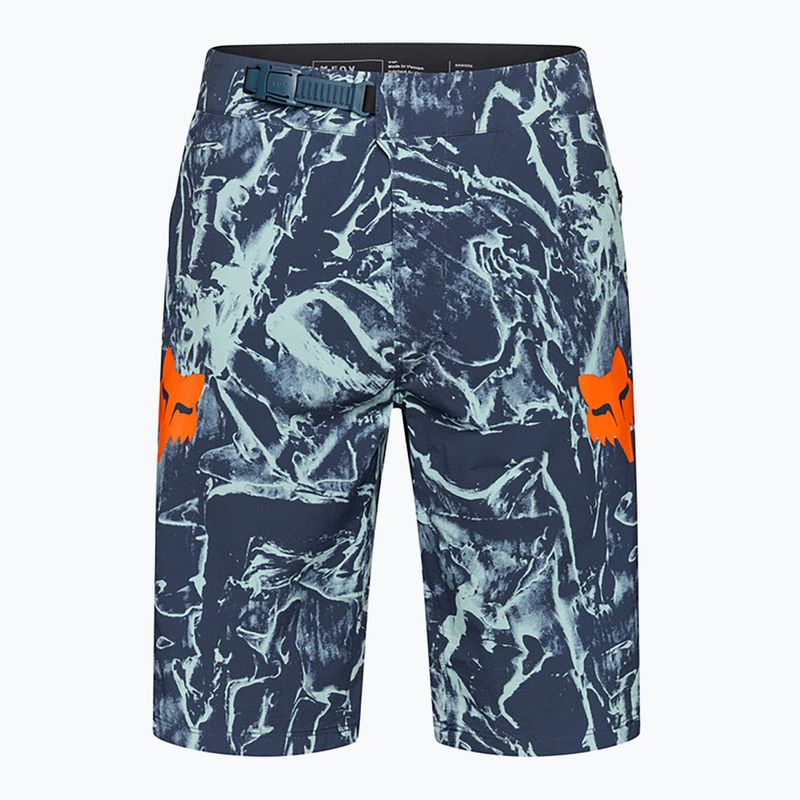 Pantaloncini da ciclismo da uomo Fox Racing Ranger Image Print arctic blue 5