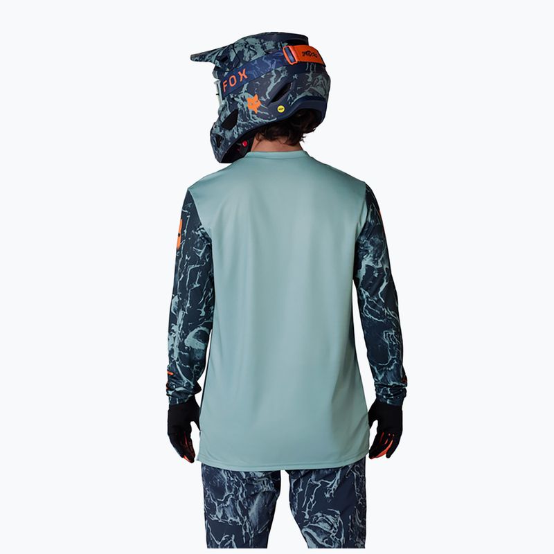Maglia a maniche lunghe da ciclismo per bambini Fox Racing Ranger Image Print Jr arctic blue 2