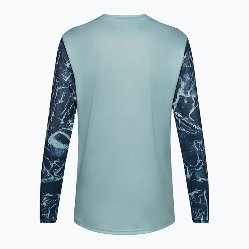 Maglia a maniche lunghe da ciclismo per bambini Fox Racing Ranger Image Print Jr arctic blue 6