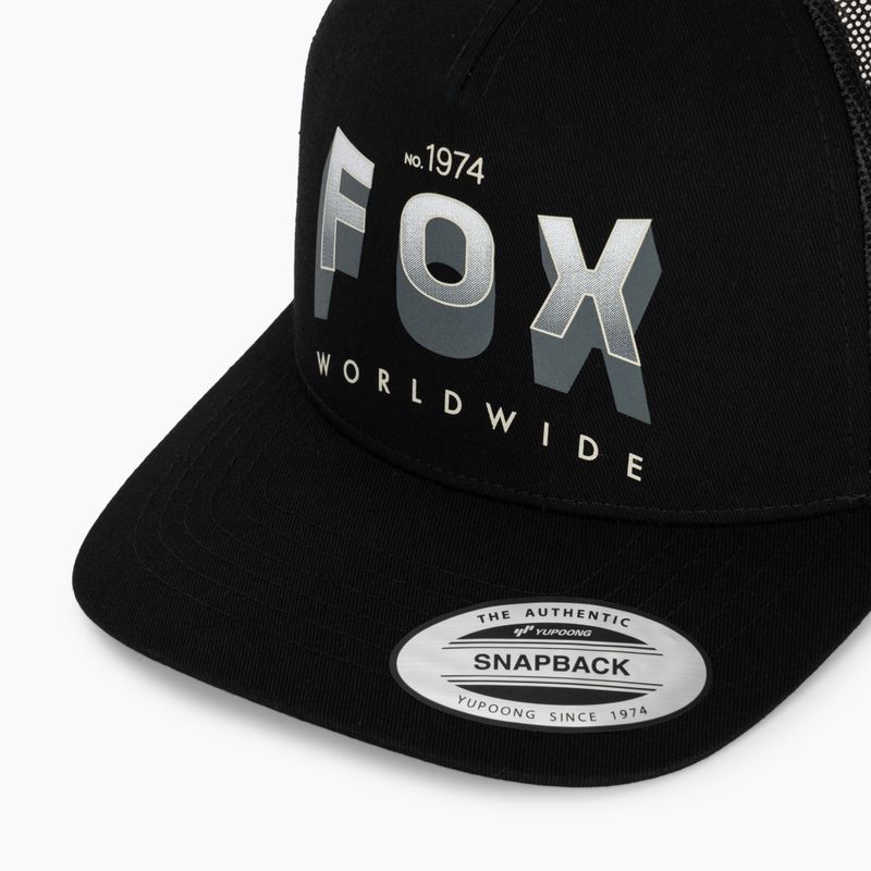 Cappellino da uomo Fox Racing Block Mesh Trucker black 3