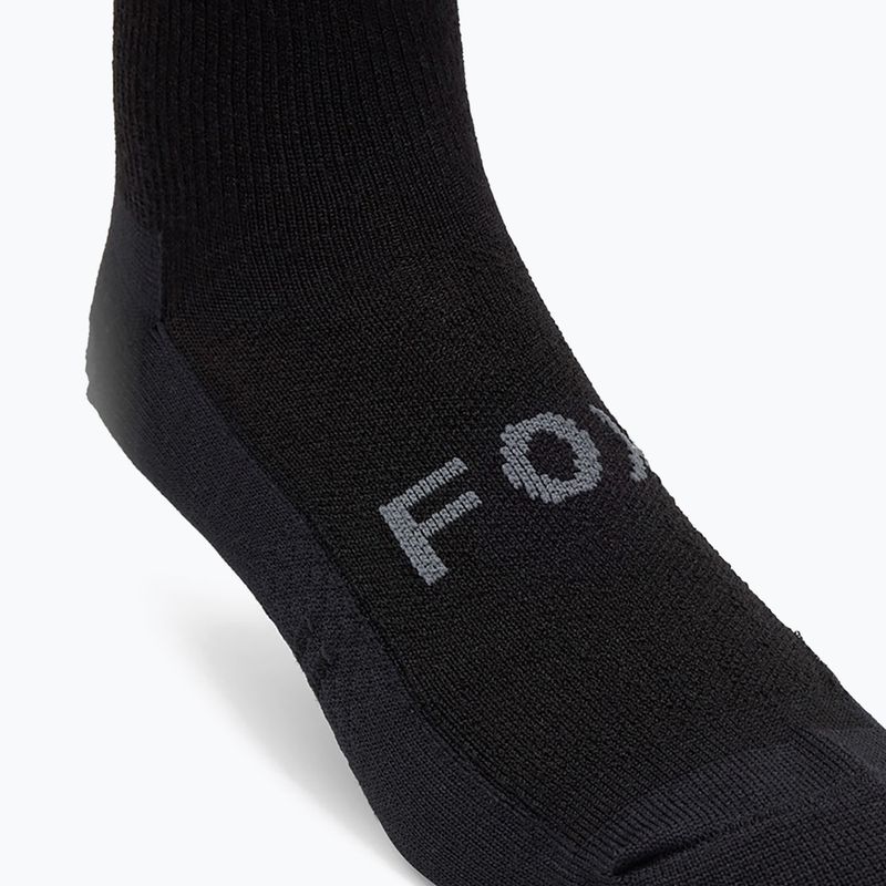 Calze da uomo Fox Racing 6" Flexair Merino Sock Black 2